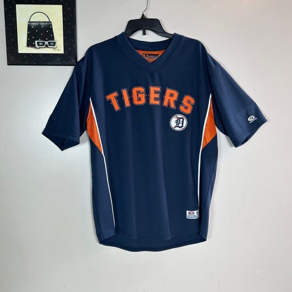 Majestic Navy Blue Polyester Jersey